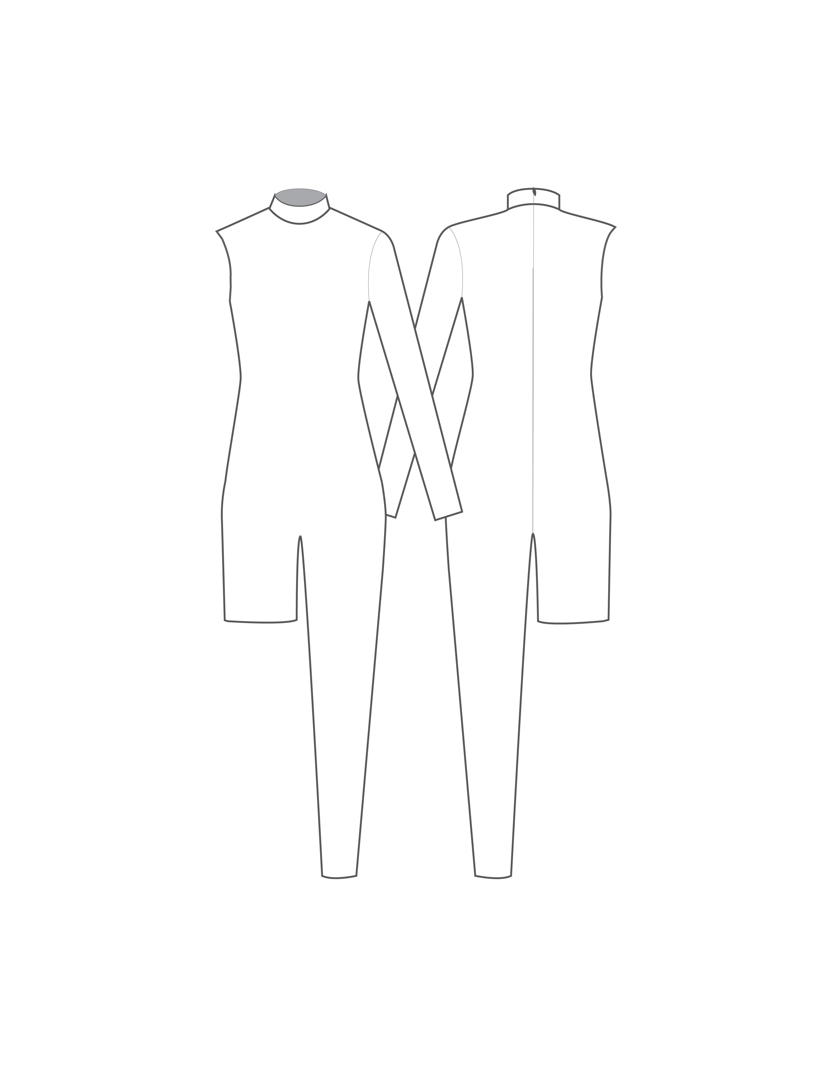 Custom Inked Half and Half Unitard - Bike Short - Tapered Leg - Lycra