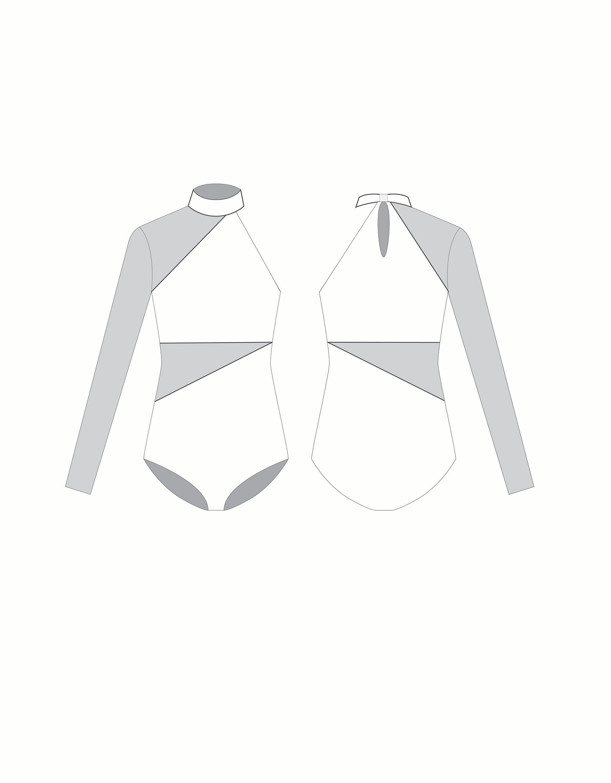 Custom Inked Voltage Leotard - Lycra