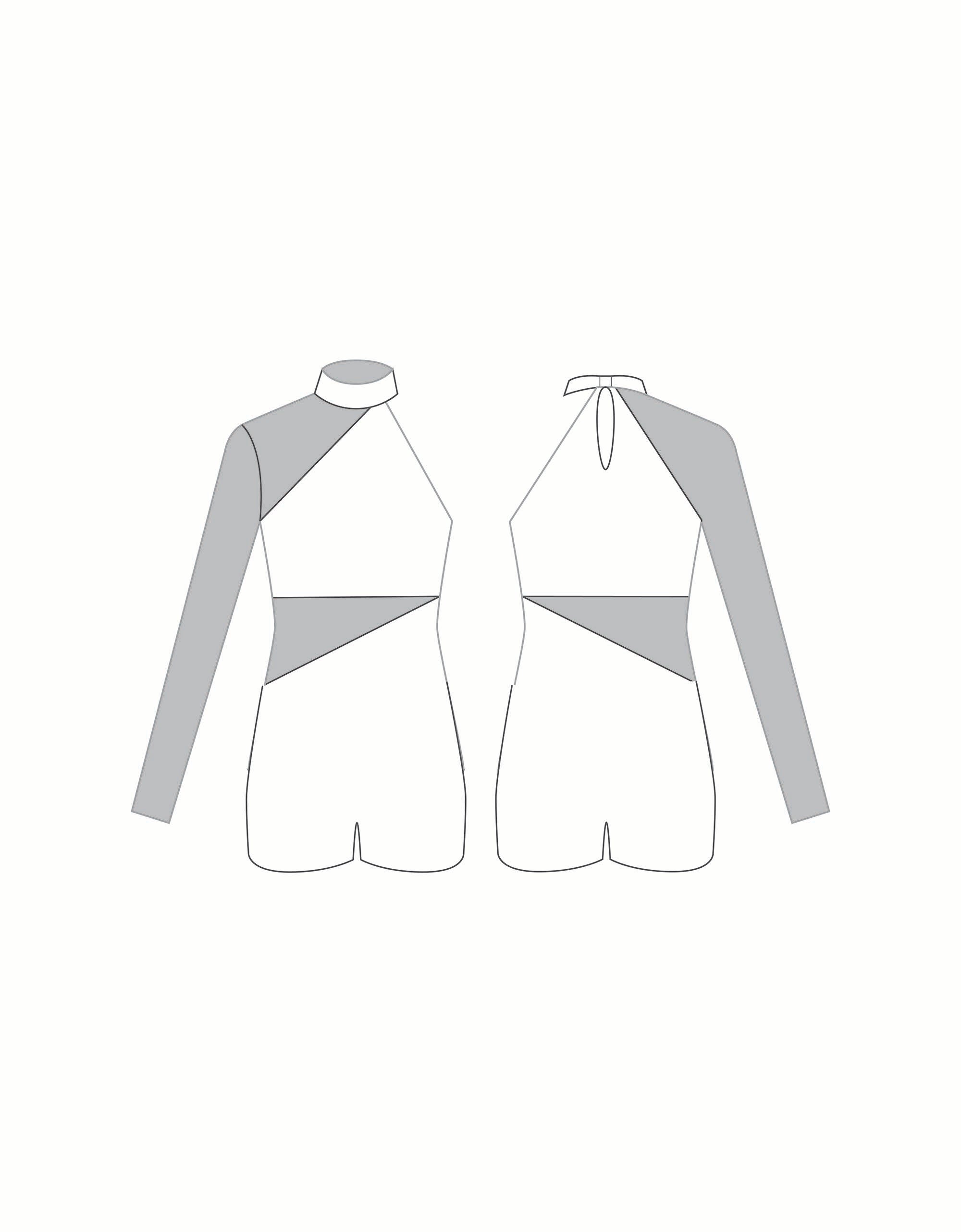 Custom Inked Voltage Biketard - Lycra