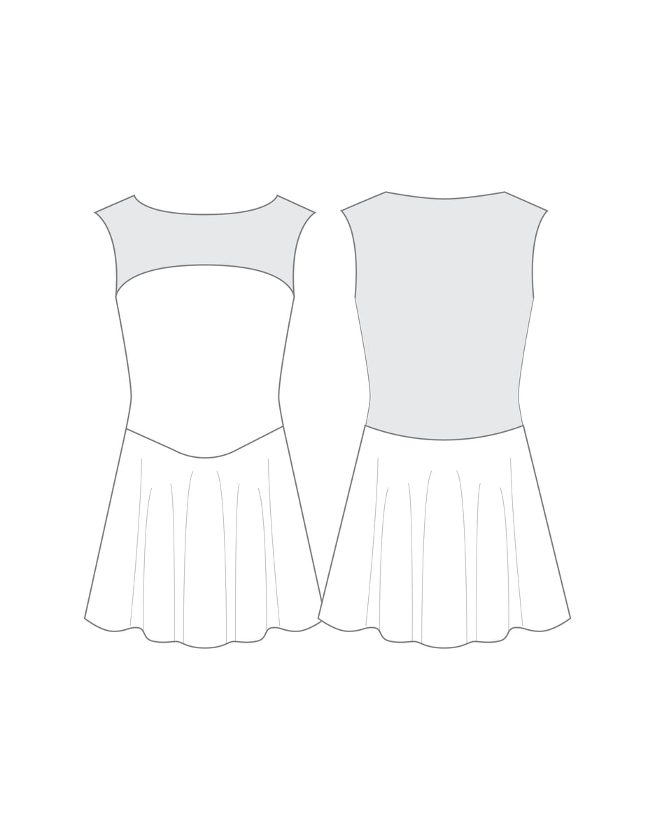 Custom Inked Mesh Sweetheart Unitard - Lycra & Mesh