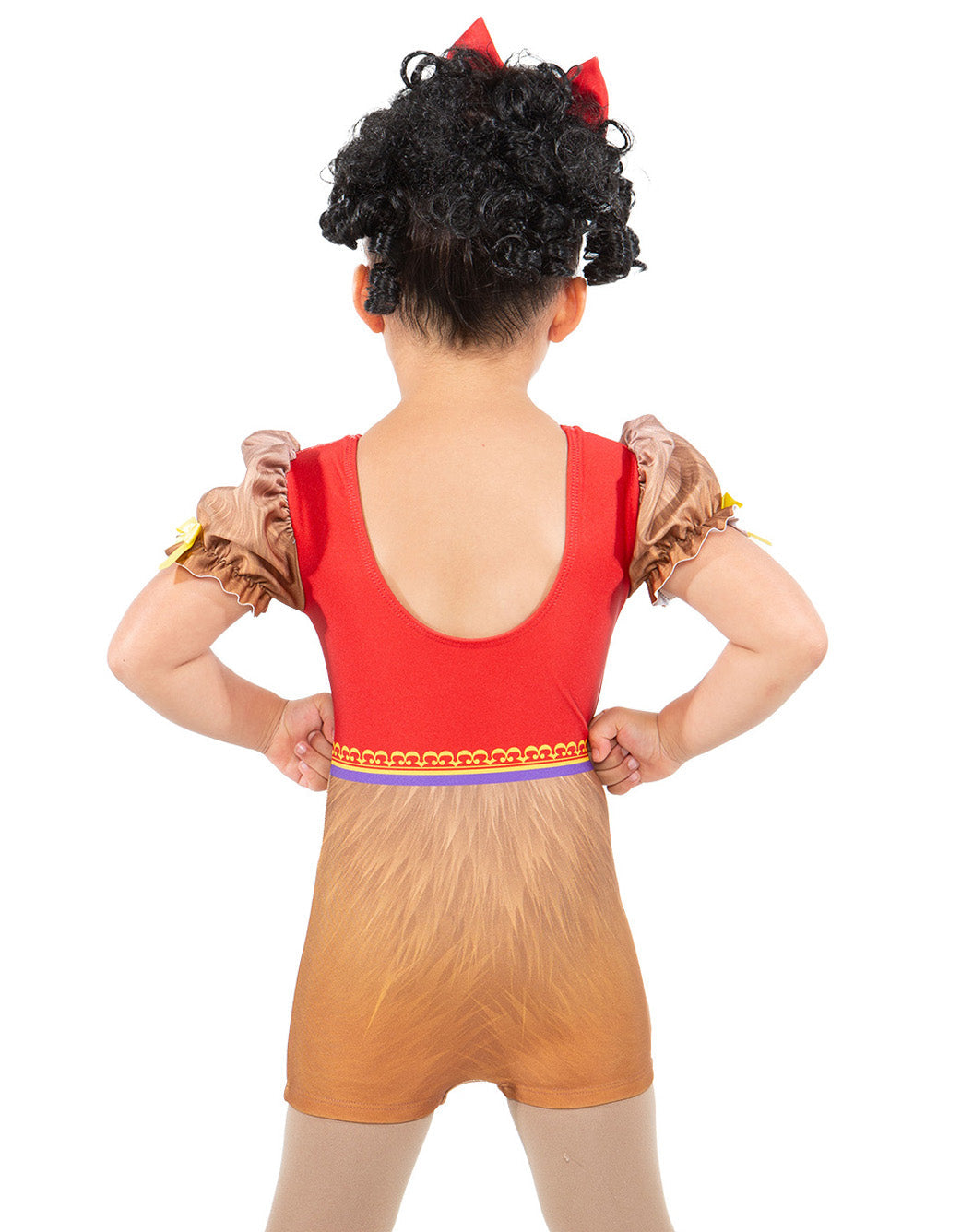 Lil Monkey Puff Sleeve Biketard