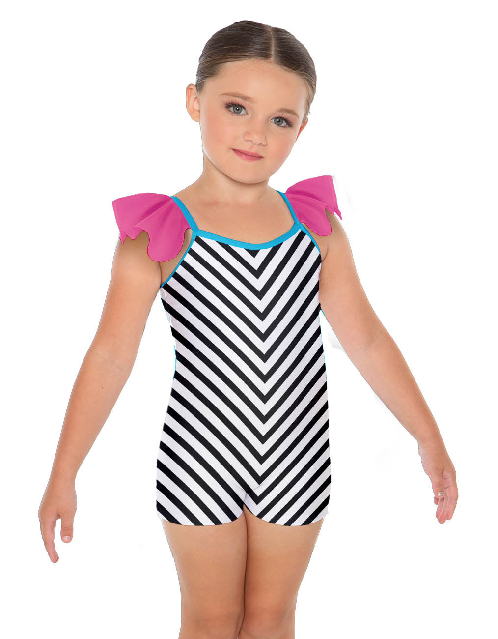 Banana Split Camisole Flutter Sleeve Biketard