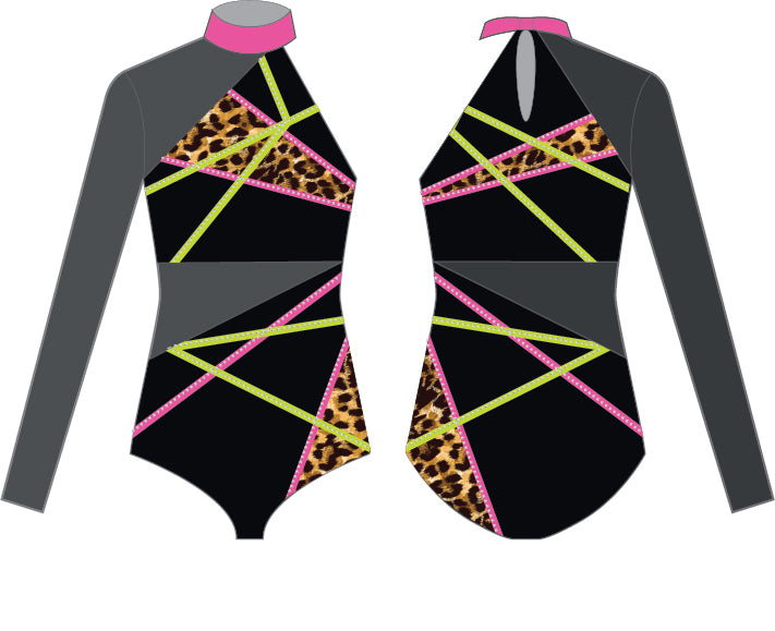 Futuristic Cheetah Voltage Leotard