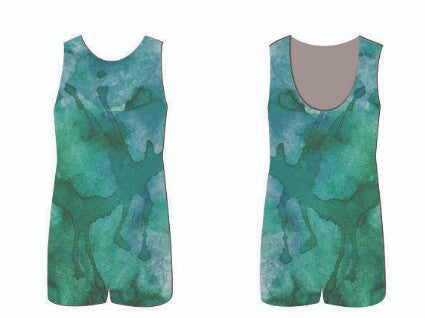 Watercolours Tank Biketard