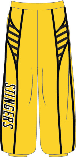Custom Bee Stingers Parachute Pants