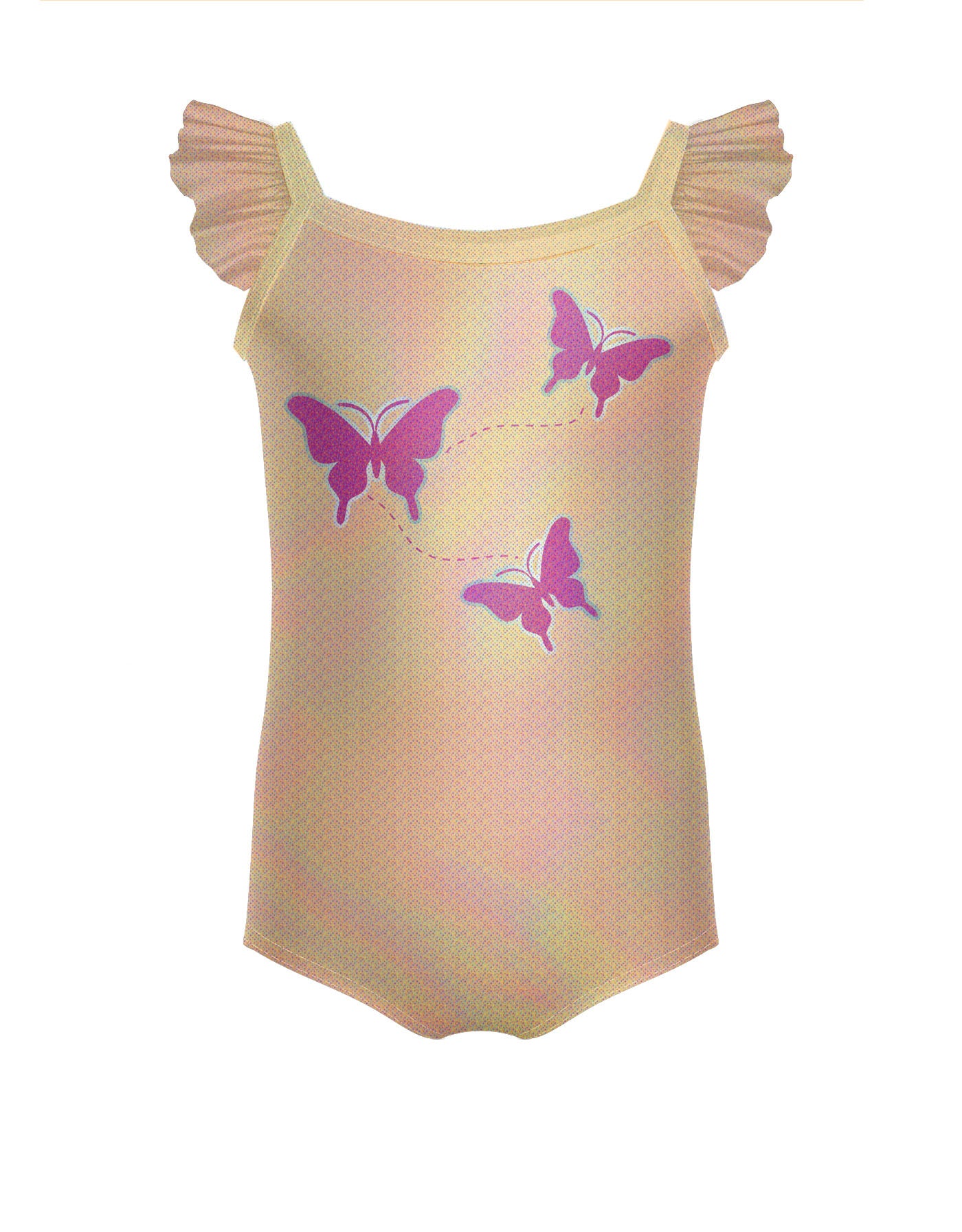 Butterfly Buddies Fly Camisole Flutter Sleeve Leotard