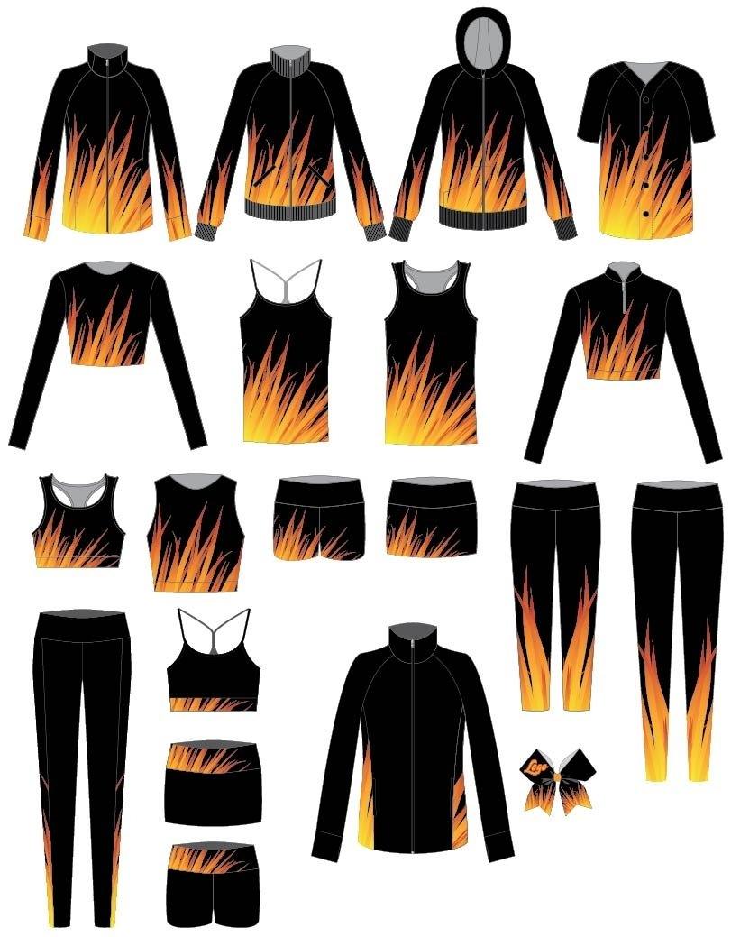 Starburst Zipper Front Crop Top - Hamilton Theatrical