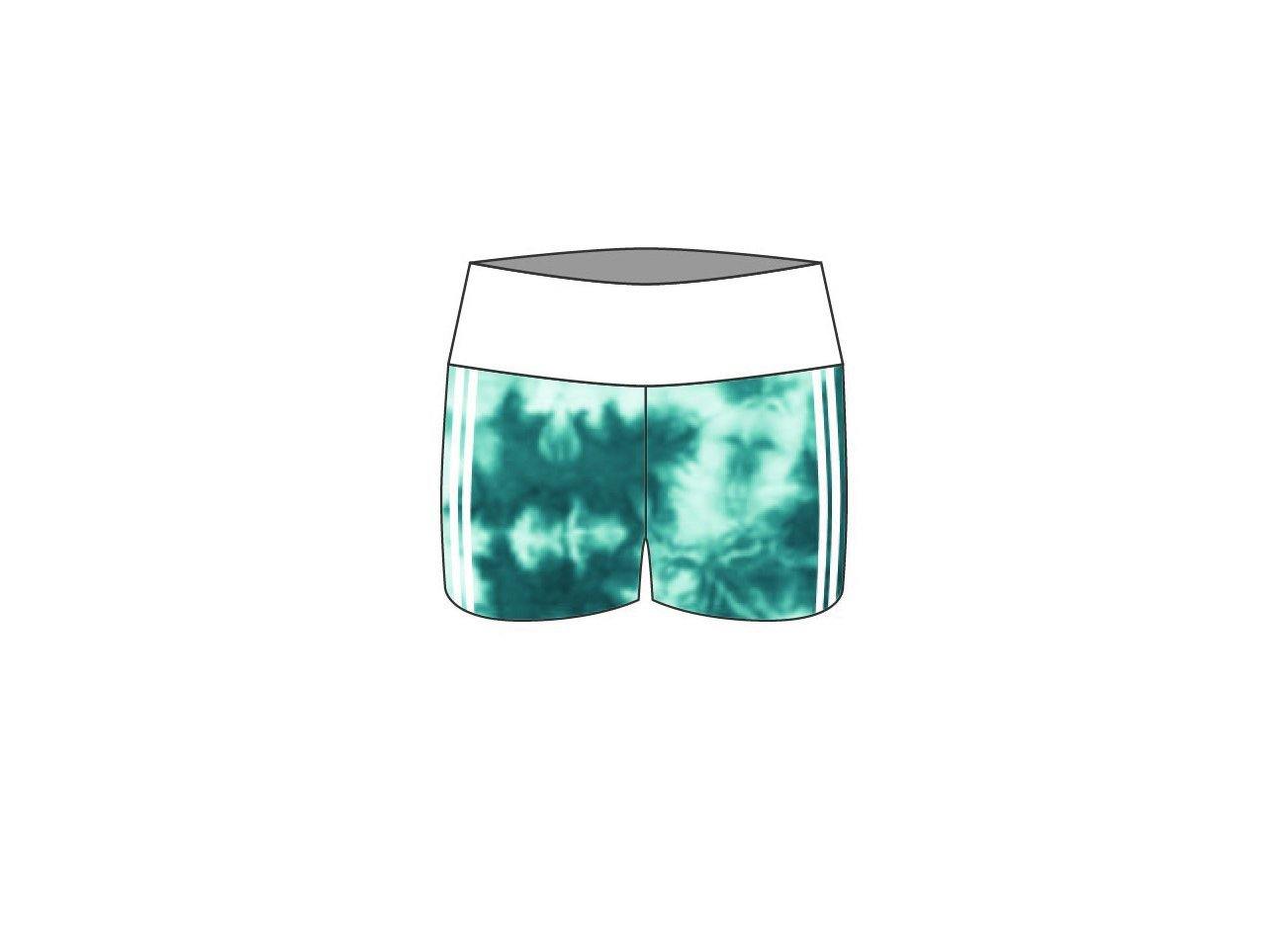 Tie Dye Yoga Short - Hamilton Theatrical