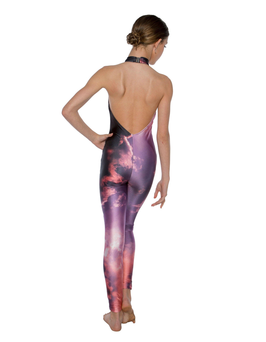Tidal Wave Halter Unitard
