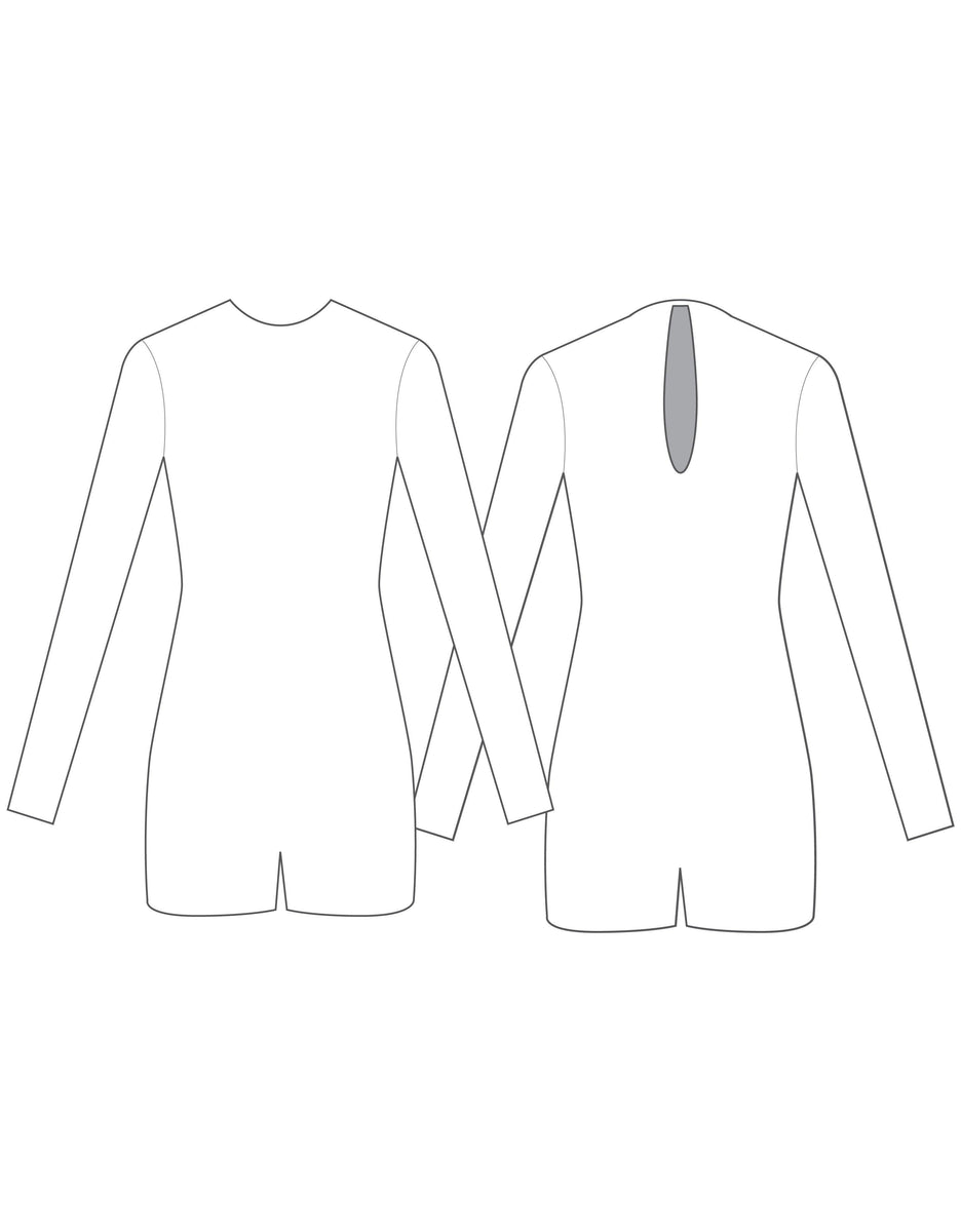 LS TNeck Keyhole Back Biketard main image 0