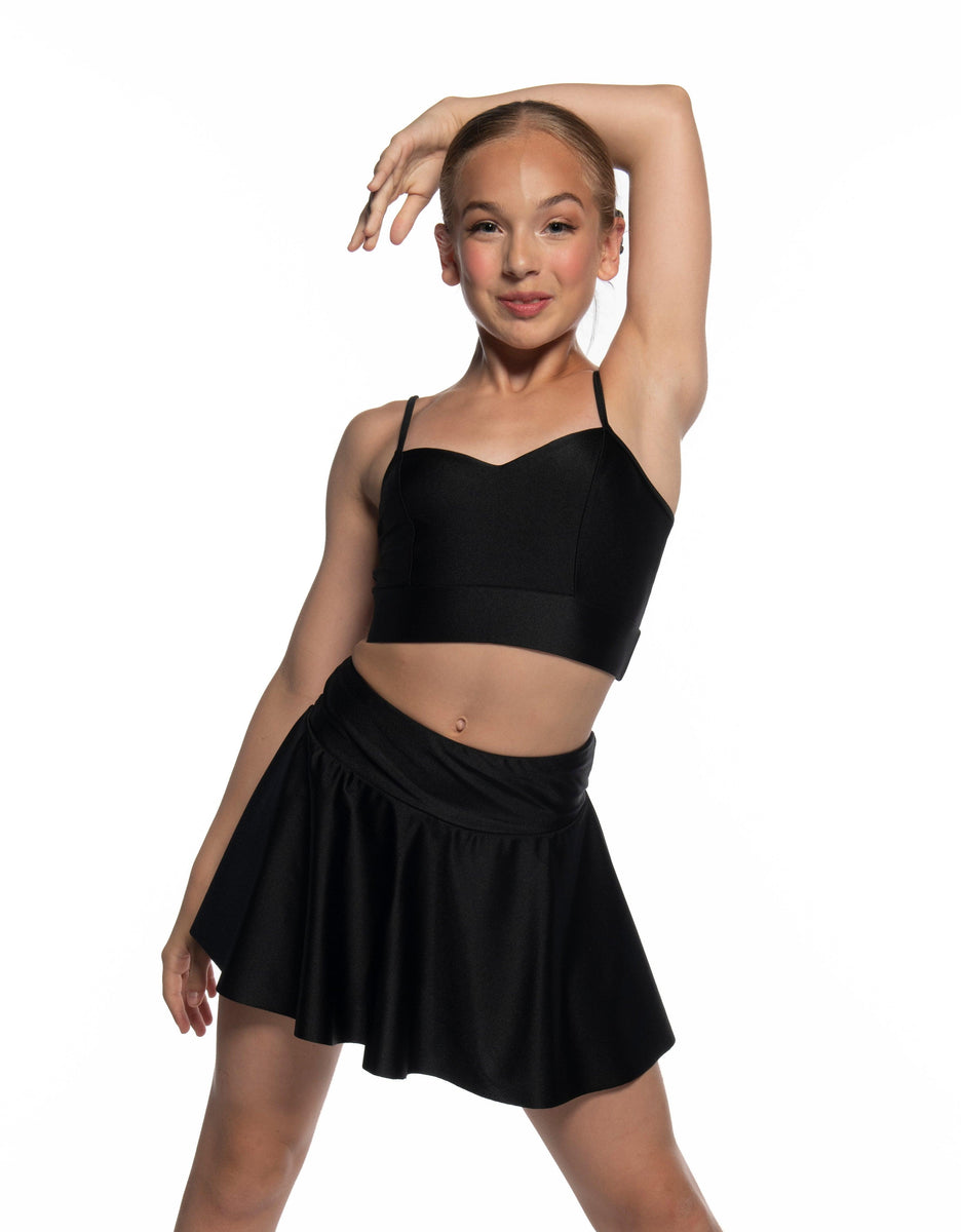 Solid Hologram Basqued Skort main image 0