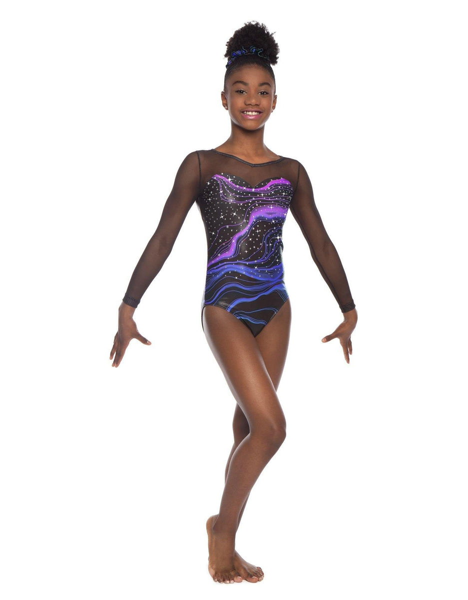 Custom Inked LS Sweetheart Leotard Gymnastics - Lycra main image 1