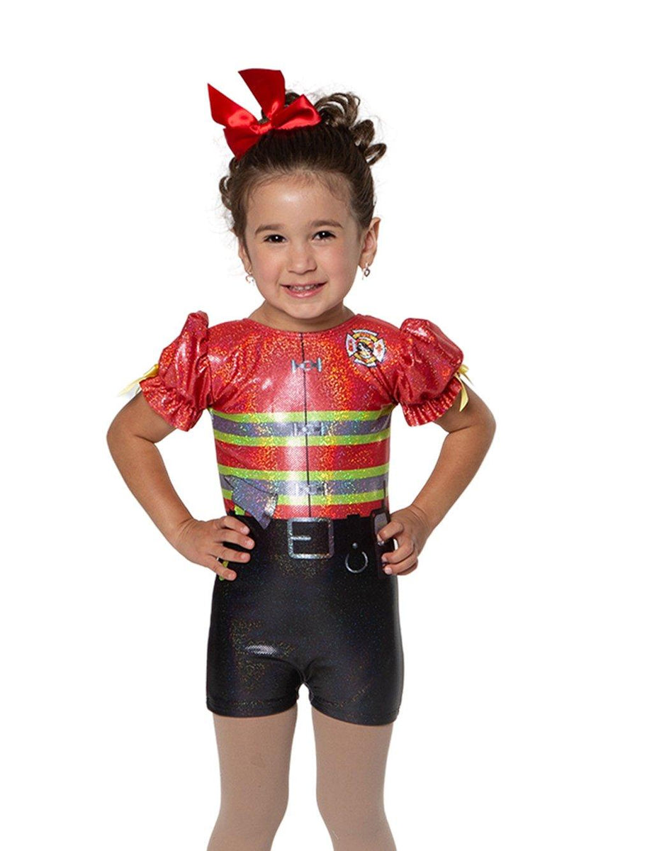 City Elf Puff Sleeve Biketard main image 1