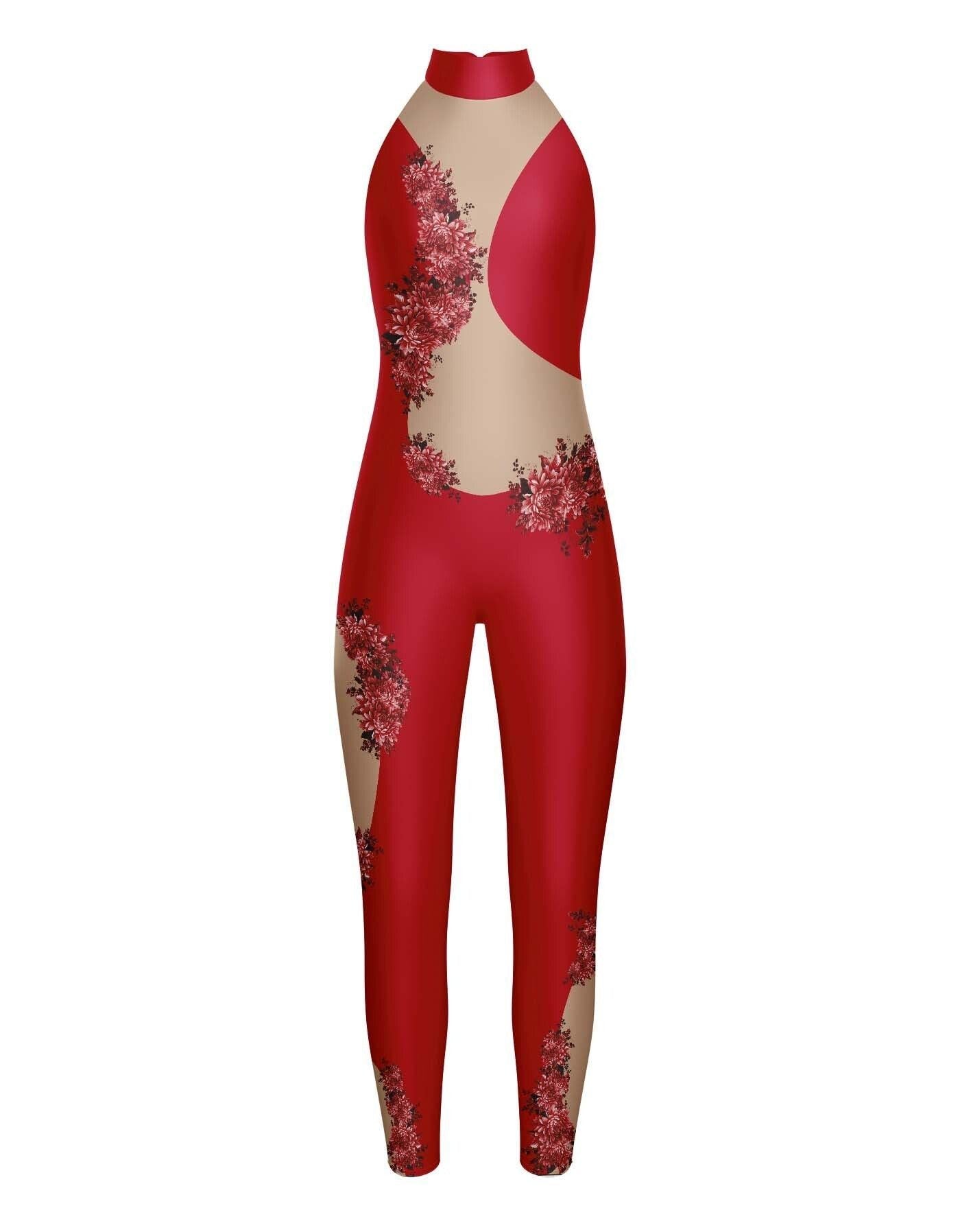 Allure Halter Unitard - Hamilton Theatrical