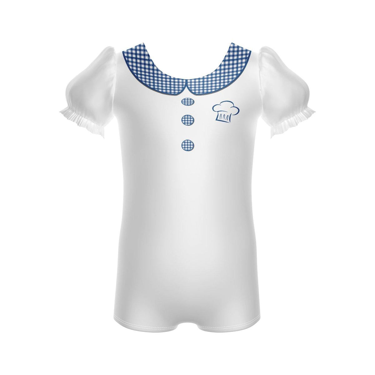 Cream Soda Puff Sleeve Biketard
