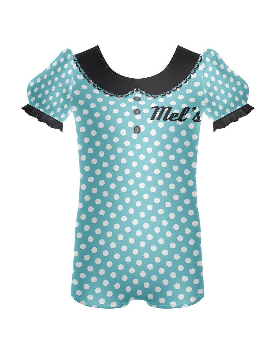 Dominos Puff Sleeve Biketard