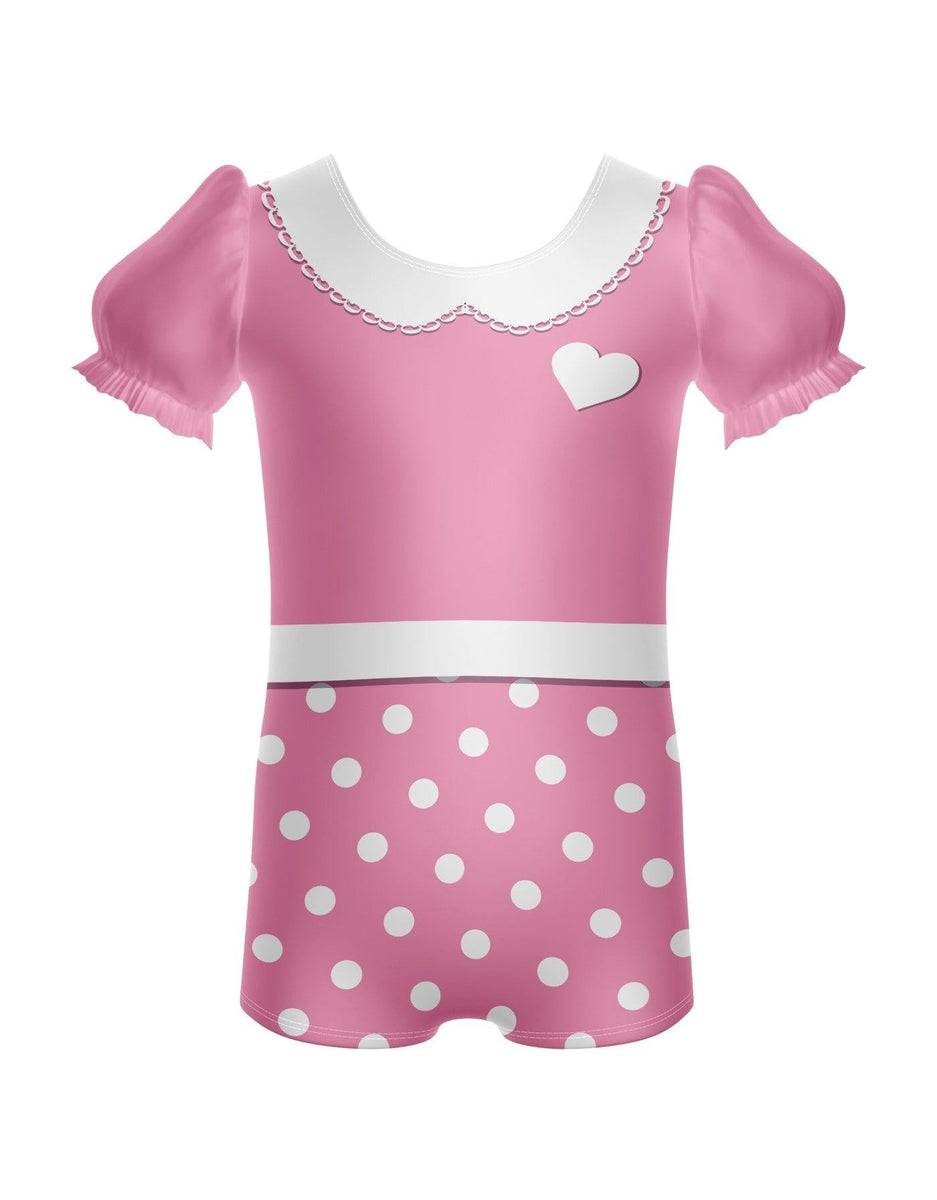 Little Bears Puff Sleeve Biketard