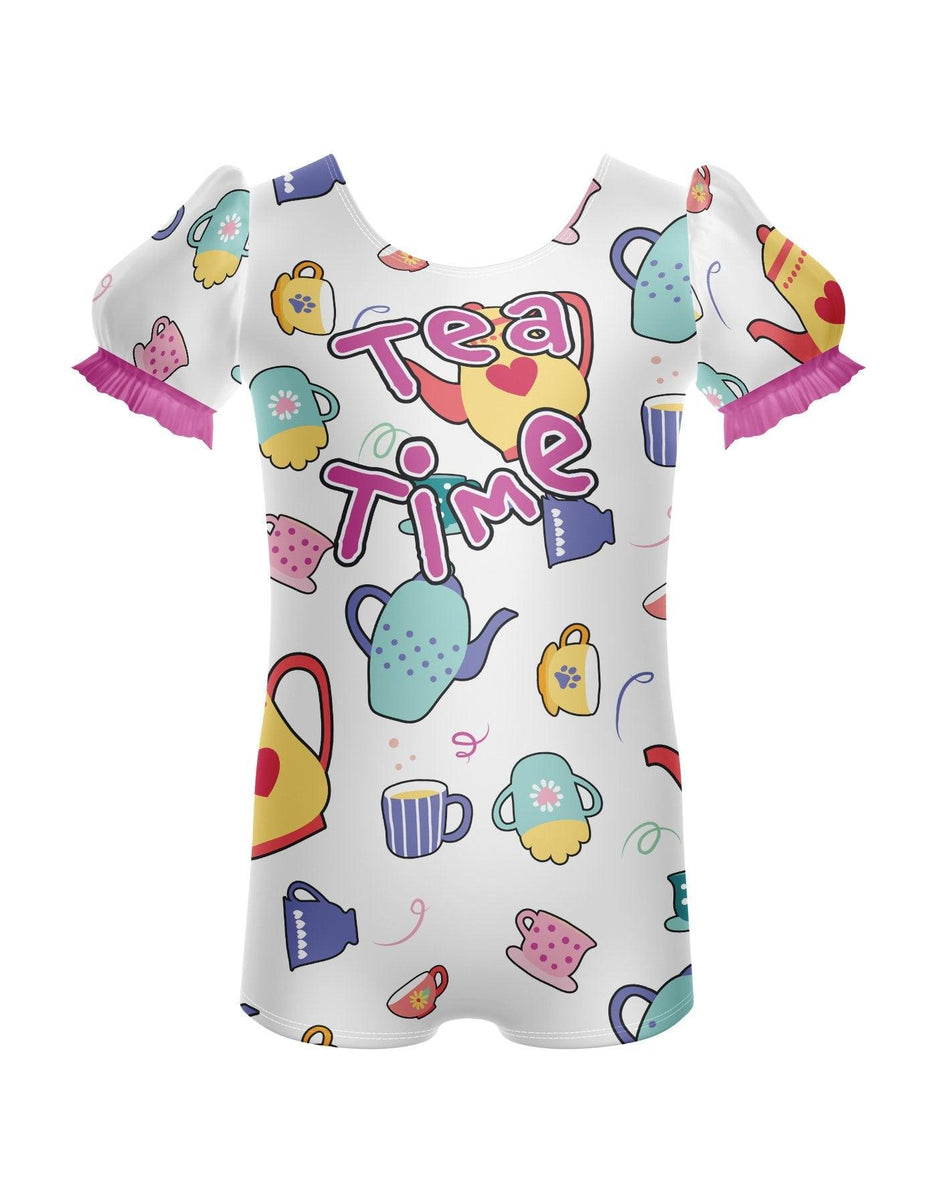 Puppy Puff Sleeve Biketard main image 1