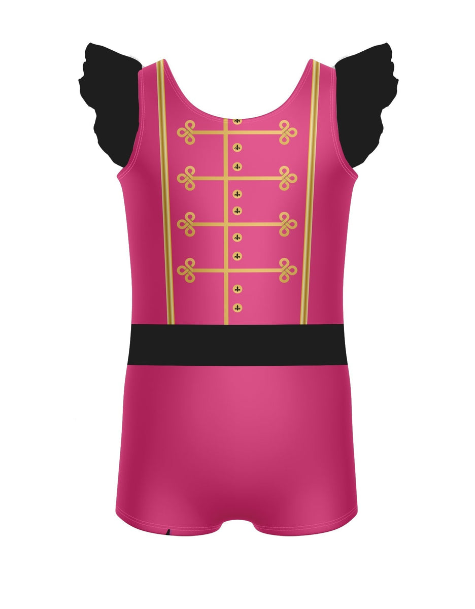 Little Gnomes Tank Biketard with Gather Sleeves