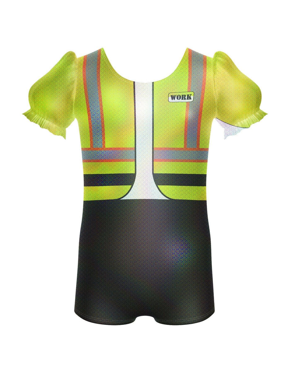 Building Blocks Puff Sleeve Biketard main image 1