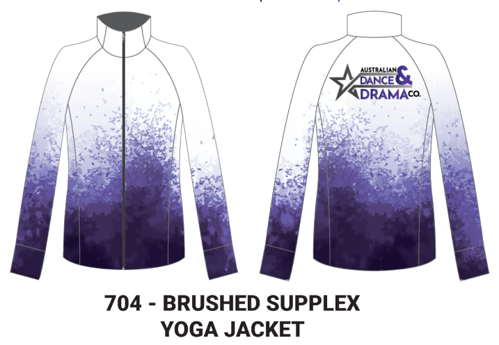 Australian Dance & Drama Yoga Jacket