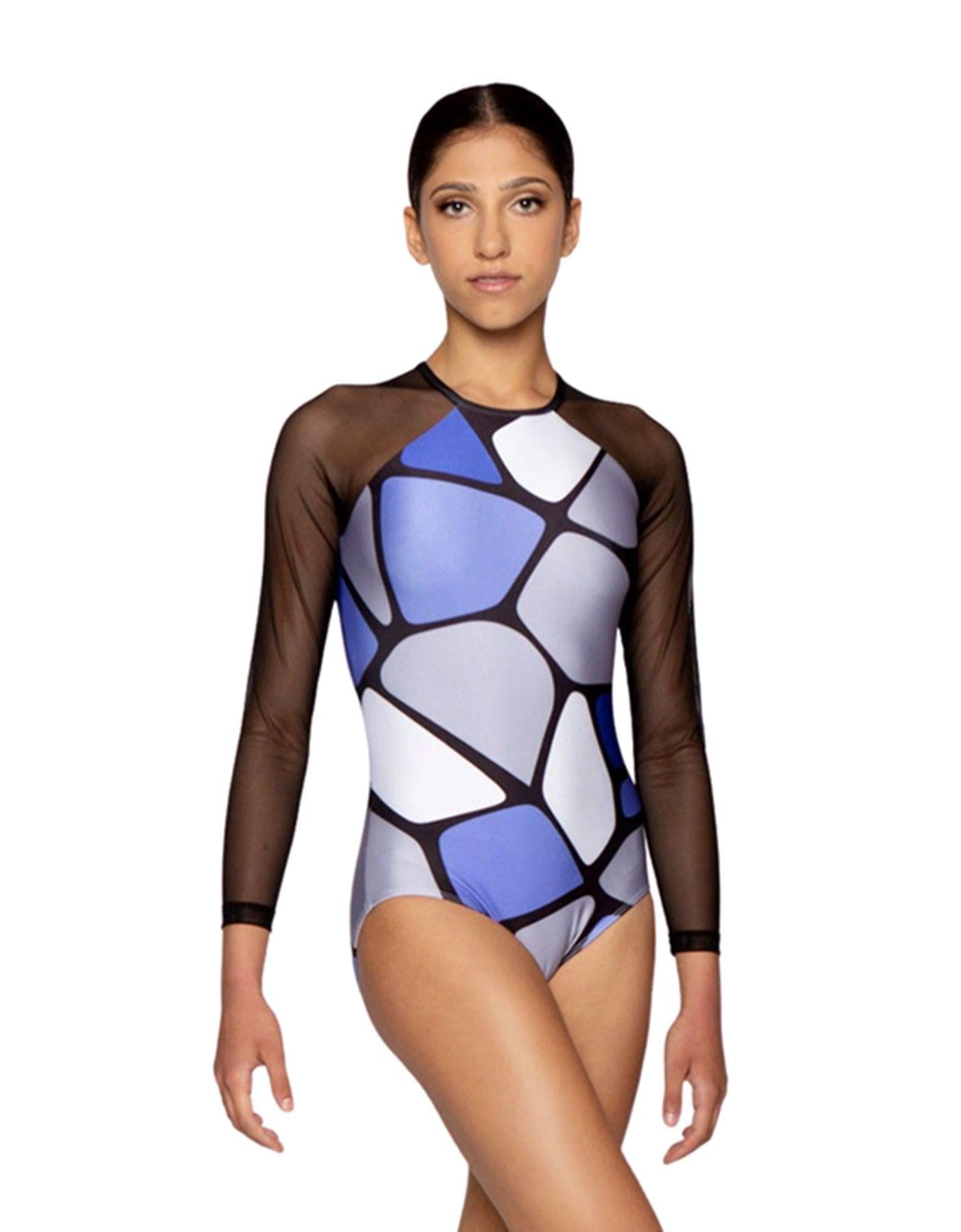 Mondrian LS Raglan Leotard - Hamilton Theatrical