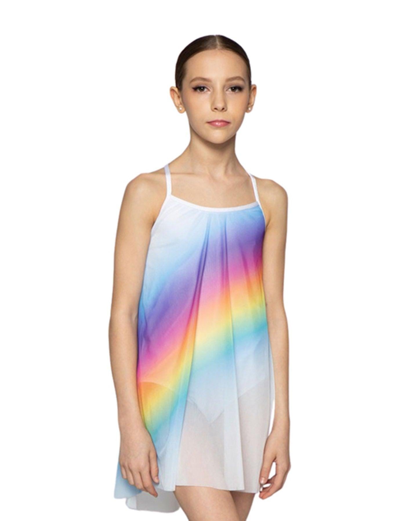 Rainbow Connection Chiffon Short Dress - Hamilton Theatrical