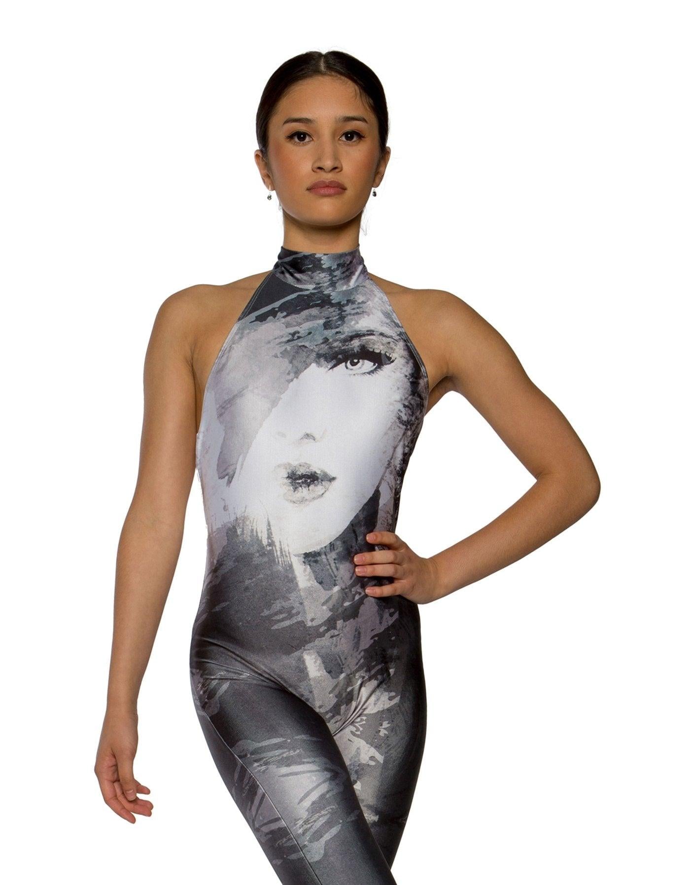 Snapshot Halter Unitard - Hamilton Theatrical