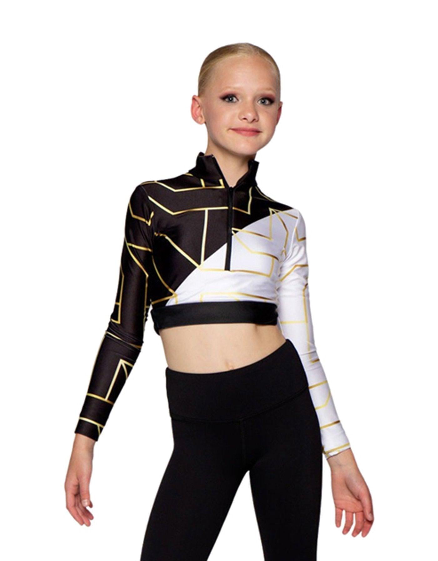 Ultra LS Zipper Front Crop Top - Hamilton Theatrical