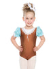 Peasant Girl Puff Sleeve Leotard