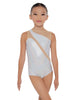 Hologram Sleeveless Spectral Leotard Nude Mesh