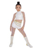Huntress Golden Boot Covers with Mesh Leggings