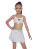 Huntress Golden Skater Skirt with Waistband