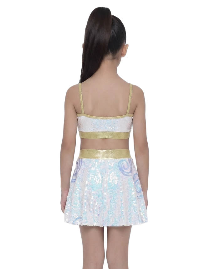 Huntress Golden Skater Skirt with Waistband