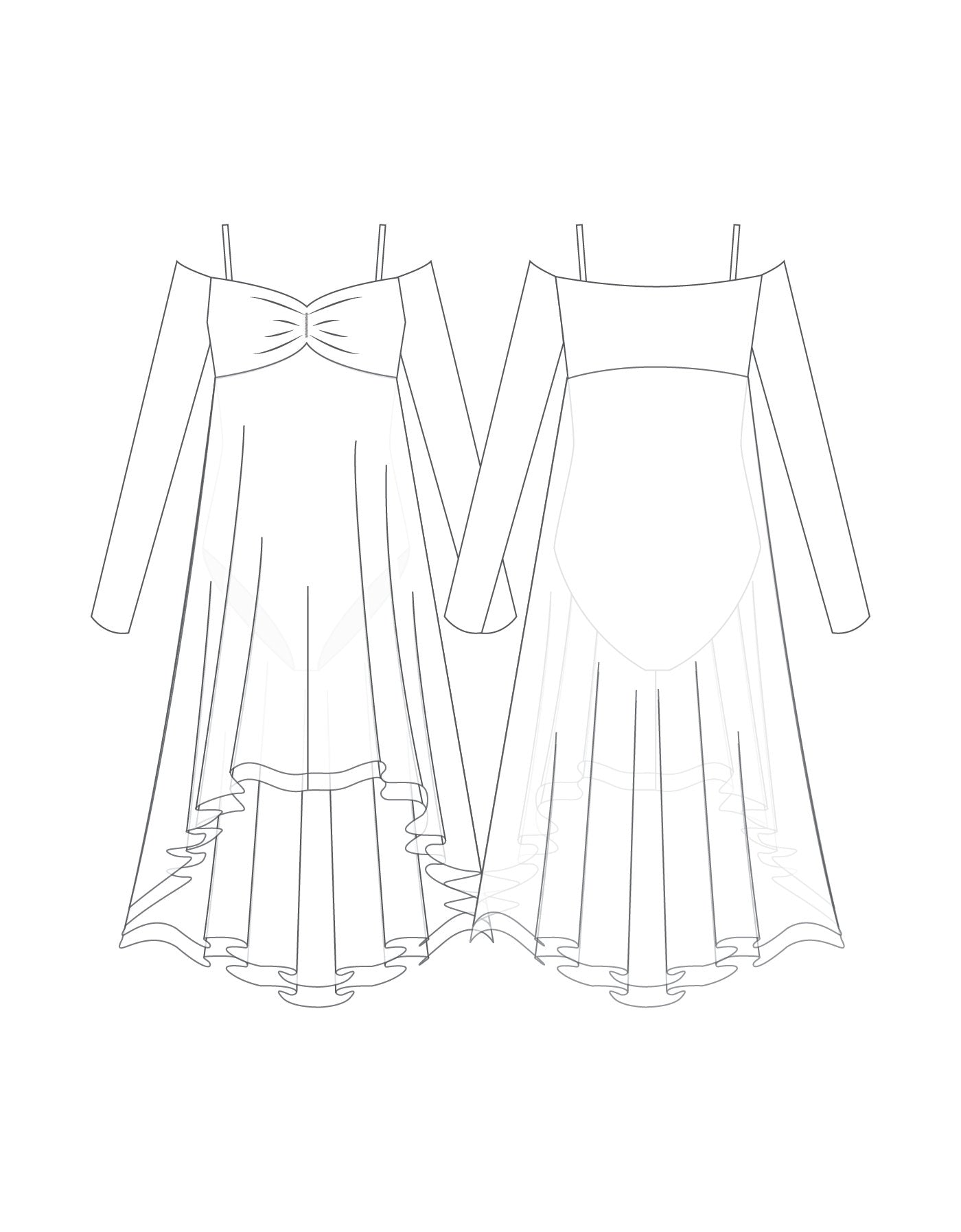 Custom Inked Twilight Serenade Dress - Lycra