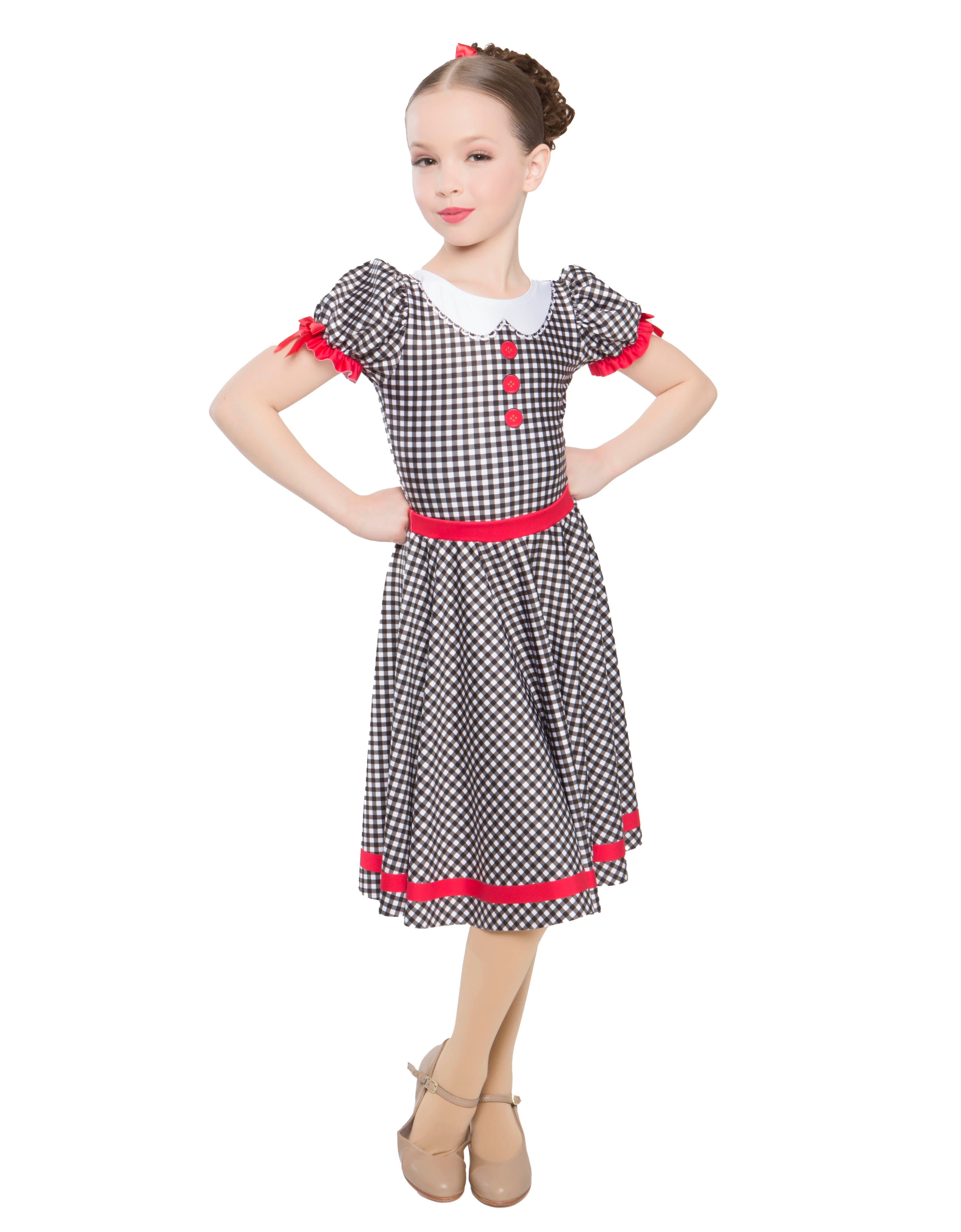 Checkered 50s Character Skirt