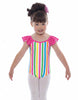 Candy Striper Camisole No Slider Flutter Sleeve Leotard