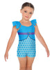 Blueberry Gal Camisole Flutter Sleeve Biketard