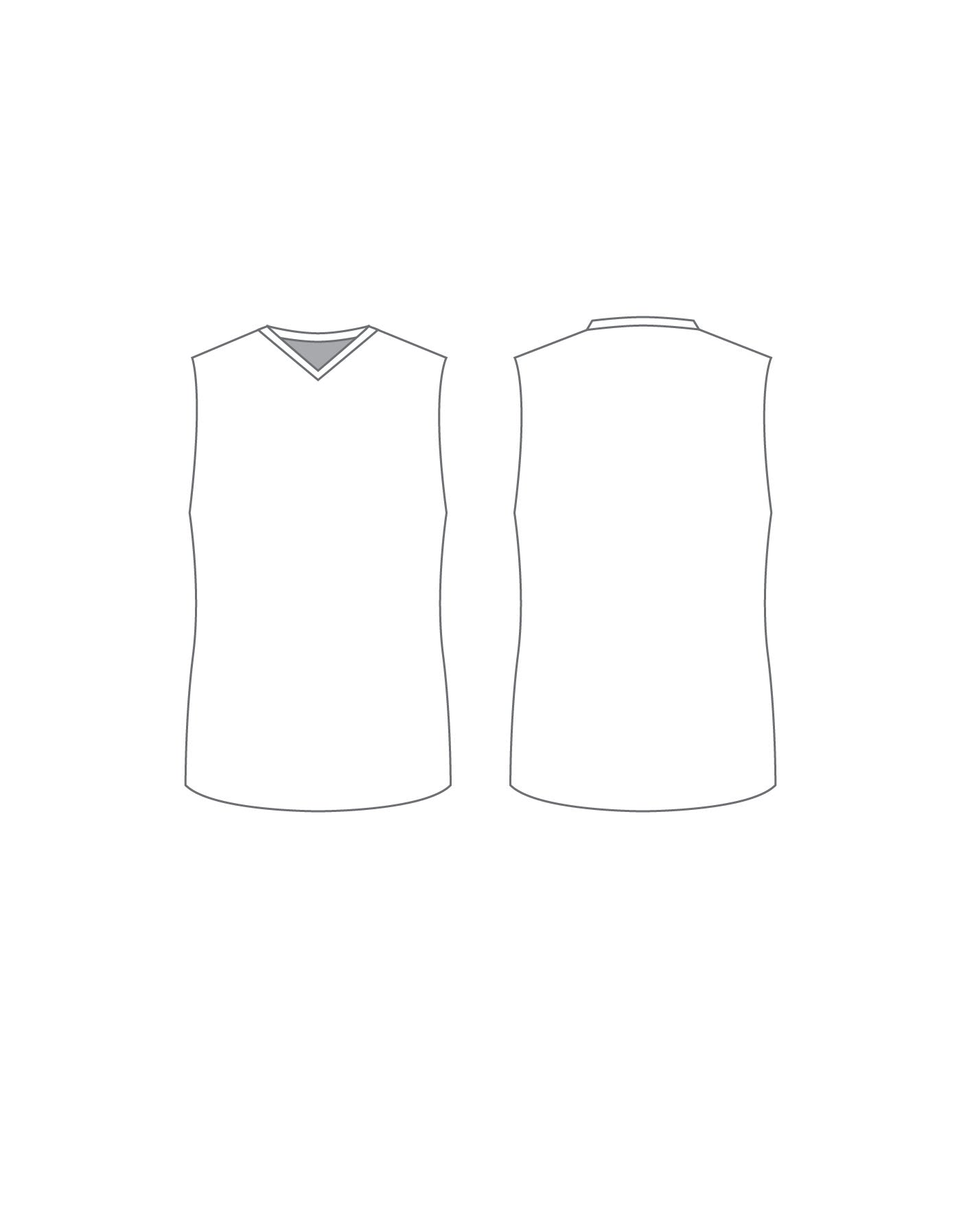 Custom Inked Sleeveless Vneck Boys Tank - Lycra