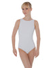 Solid Lycra Boatneck Open Back Leotard