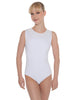 Solid Lycra Sleeveless Open Back Leotard