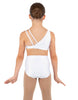 Solid Lycra Asymetric Bra