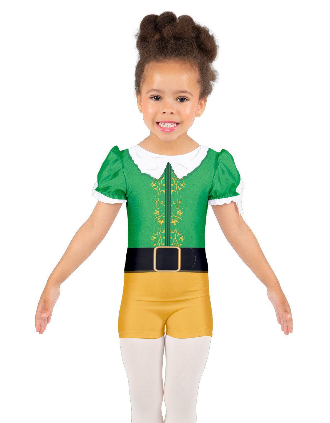 City Elf Puff Sleeve Biketard