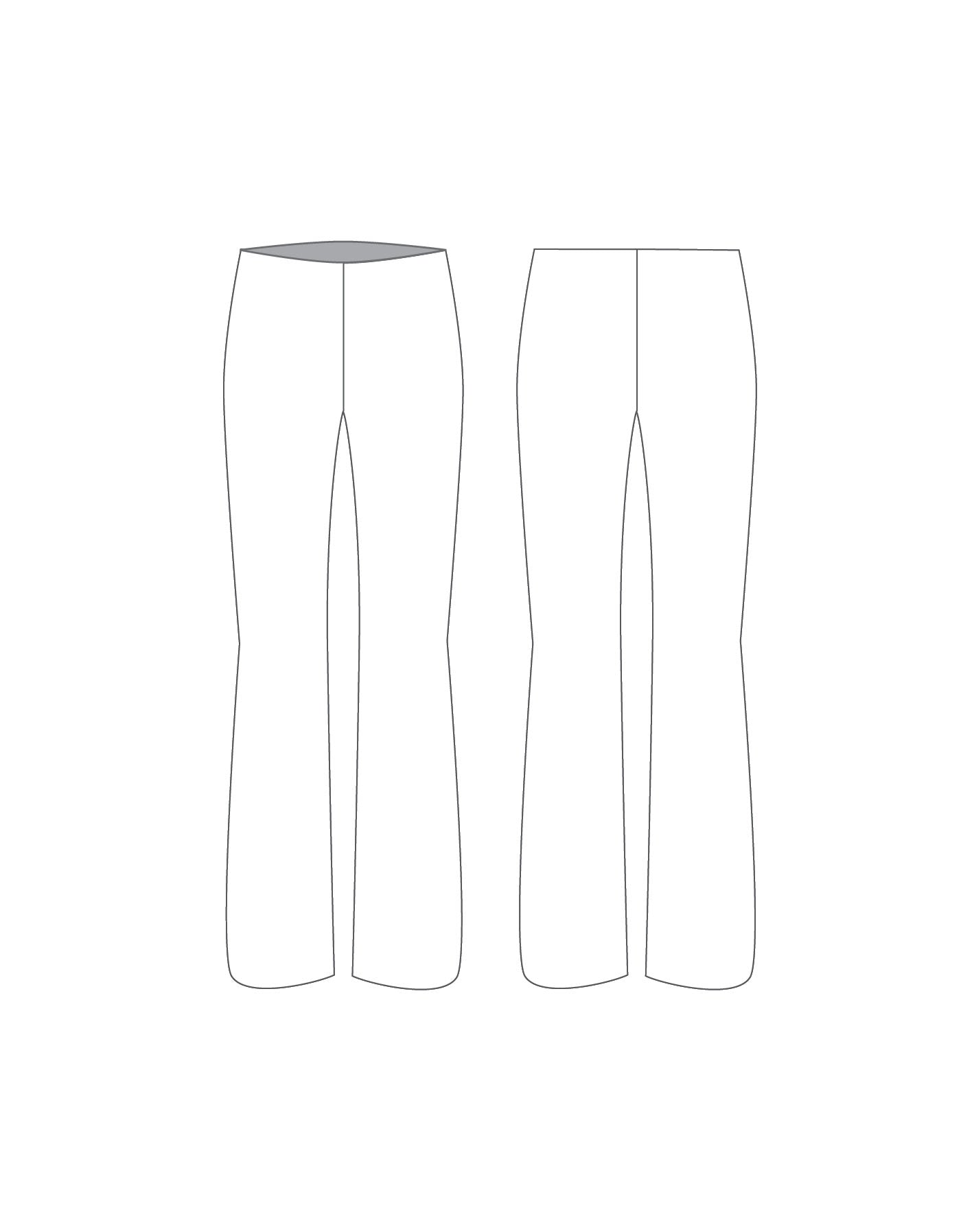 Custom Inked Flare Pant - Lycra