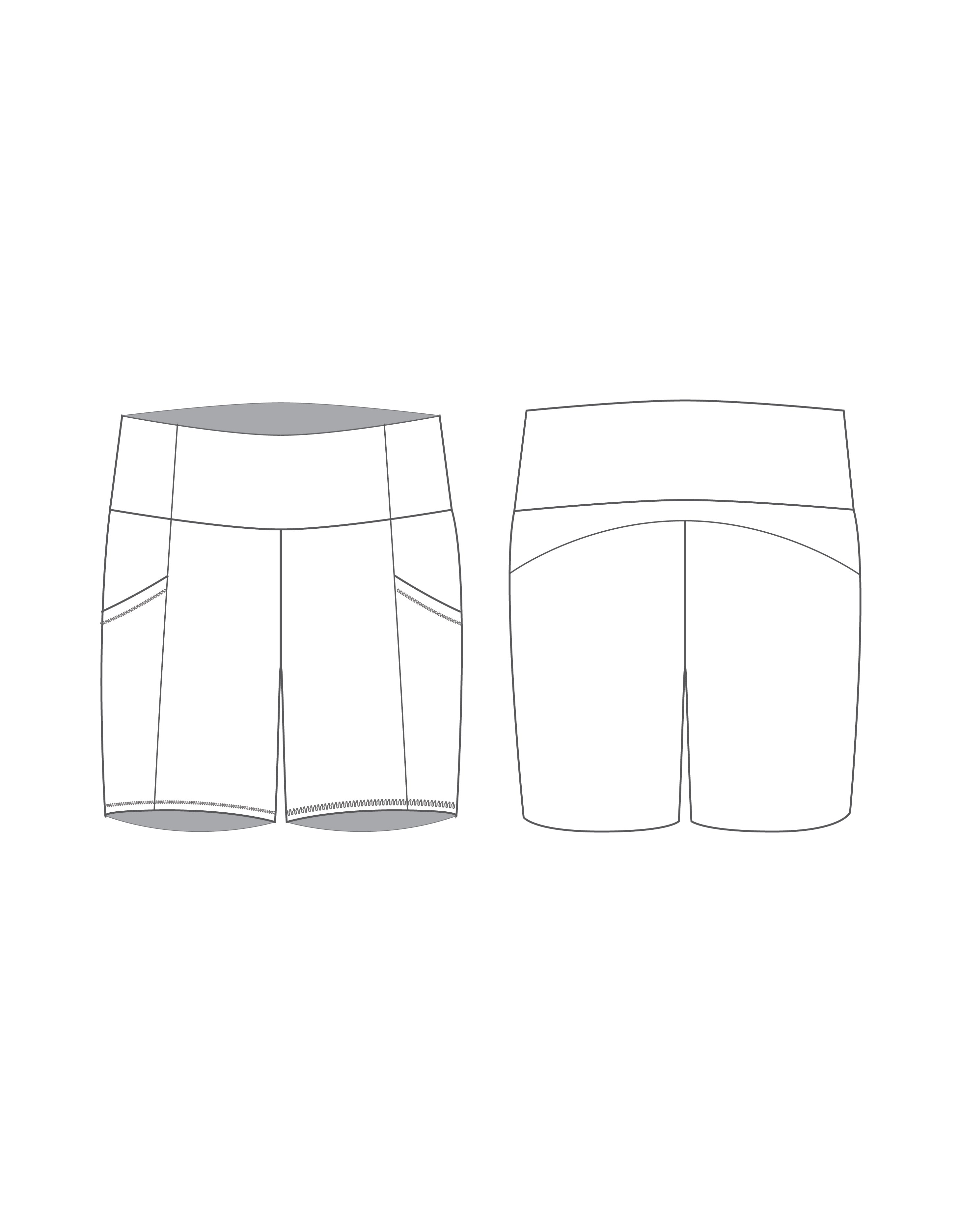 Custom Inked Pocket Bike Short - Lycra