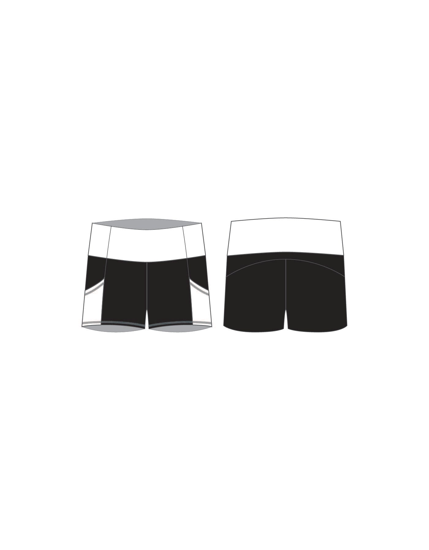 Custom Inked Popcolour Pocket Shorts - Flat Supplex