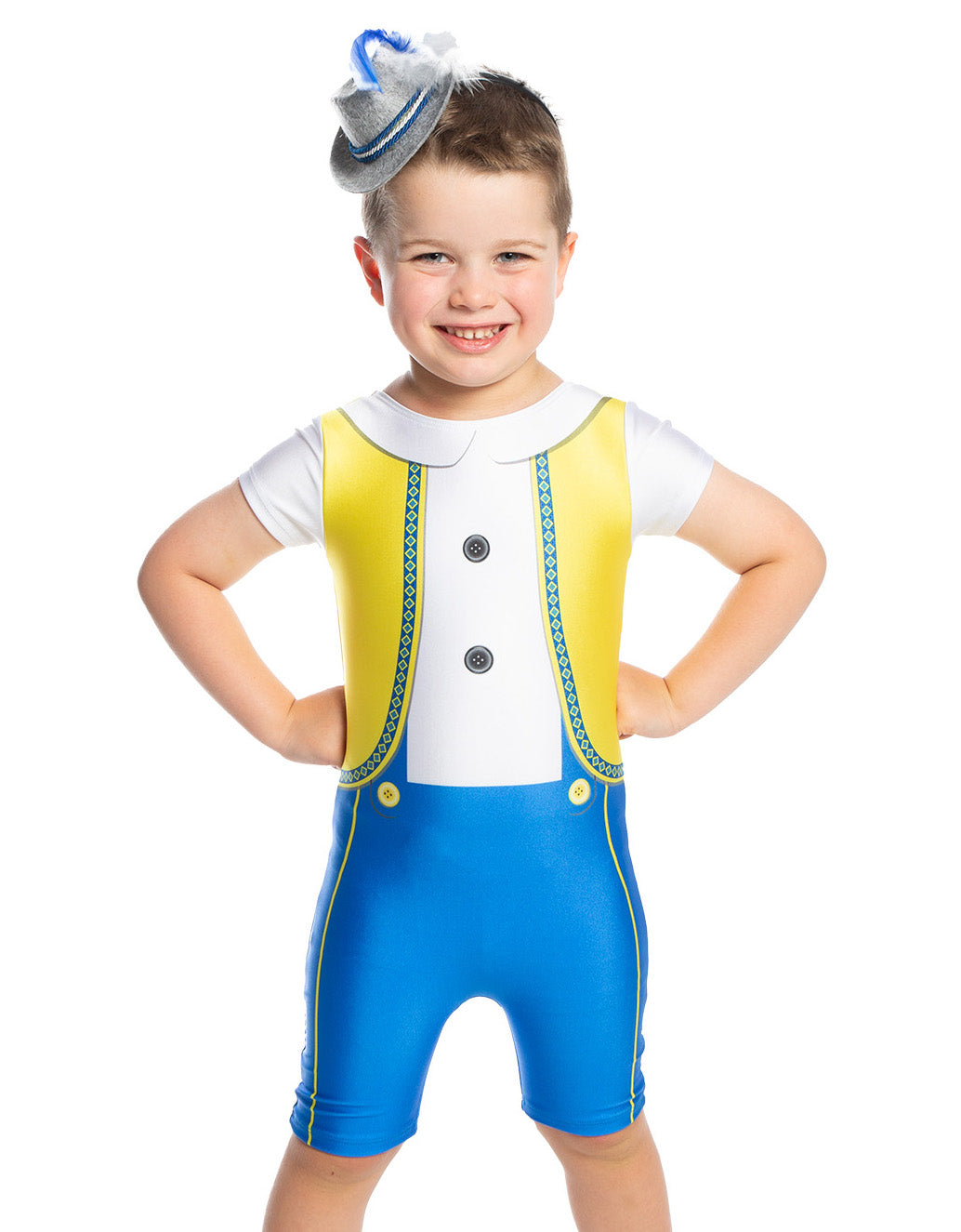 Magic Doll Boys Cap Sleeve Biketard