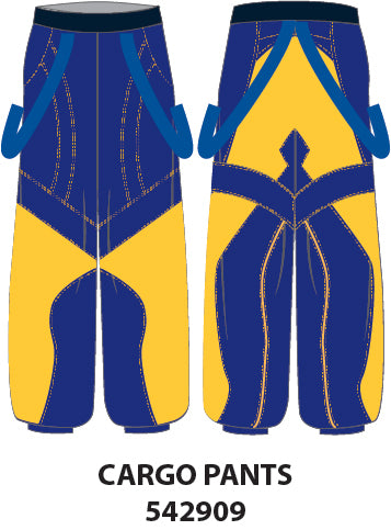 Demon Huntress Parachute Pants with Straps