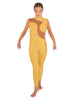 Solid Lycra Shadows Sleeveless TNeck Unitard