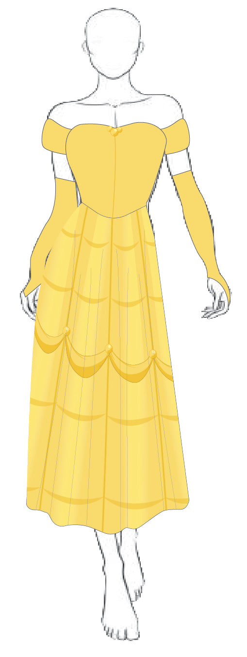 Belle Princess Sr Off The Shoulder Floor Length Dress